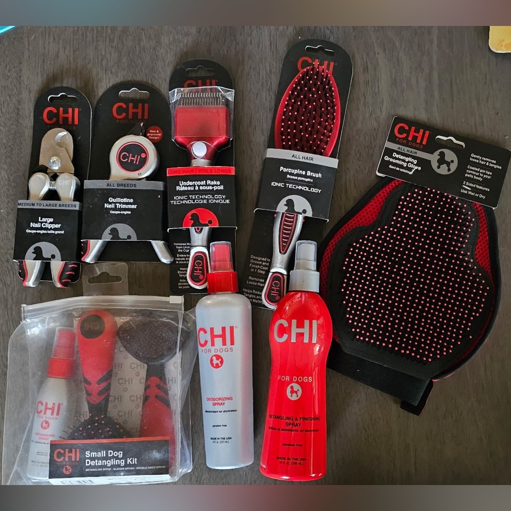 Chi Dog Grooming Bundle of 8